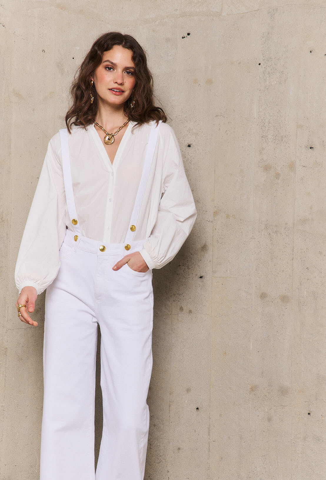 PANTALON BRETELLES EVY