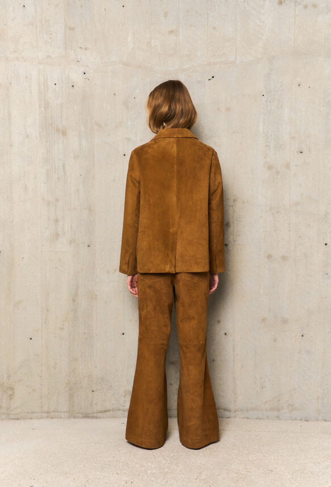 VESTE DAIM POCHE AZELLIA