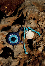 CROCHETED EYE KEYRING