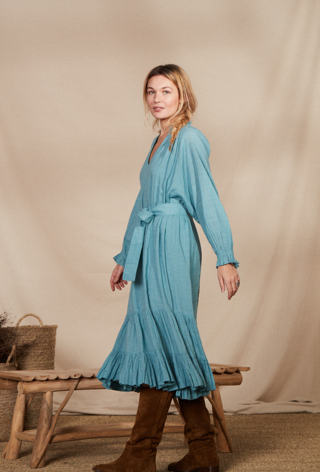 ROBE A VOLANTS OLIVIA