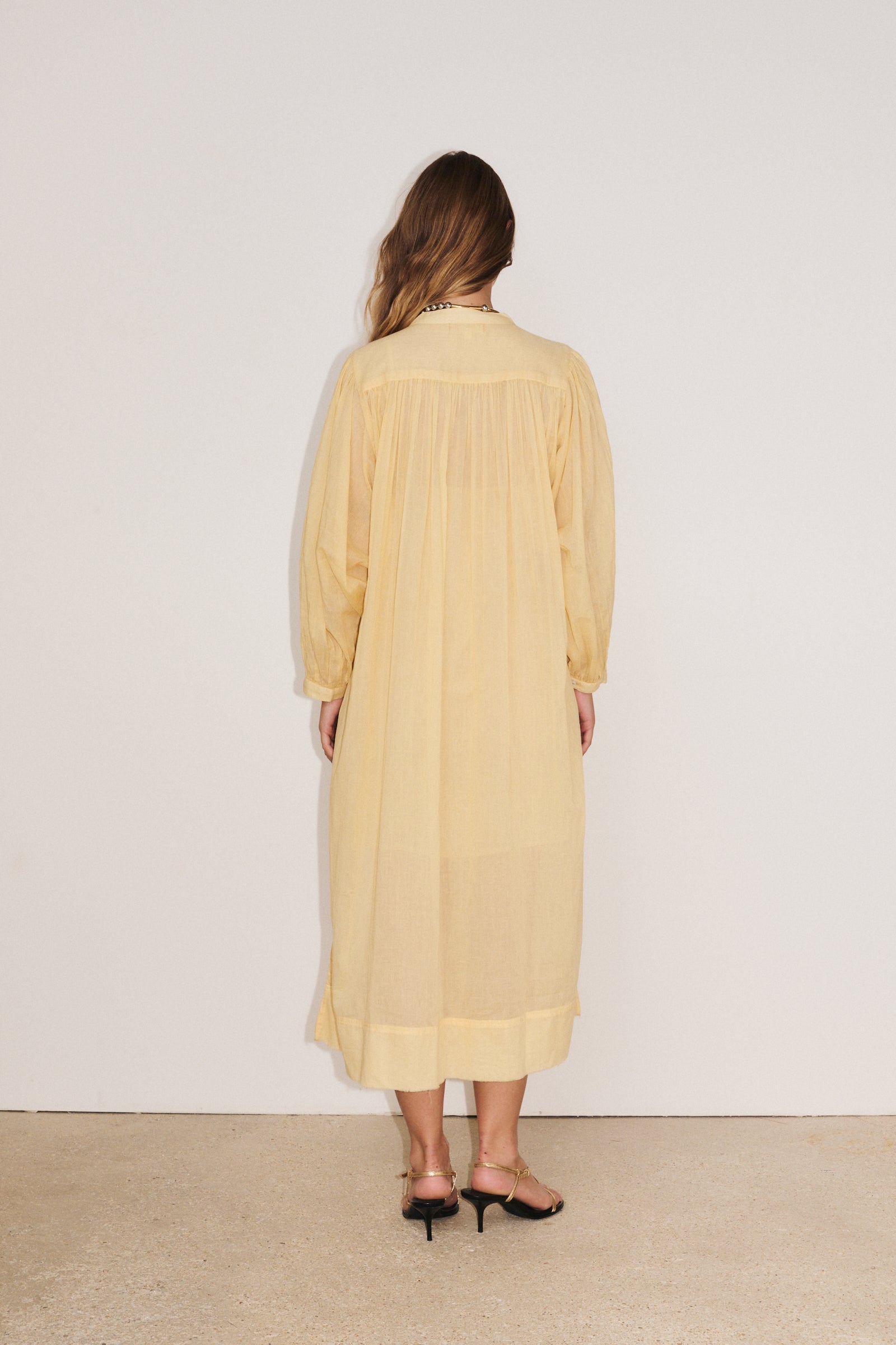 301 . GAIA MIDI DRESS LS