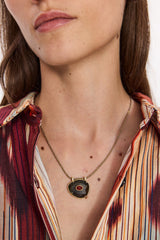 COLLIER DOUBLE STONE