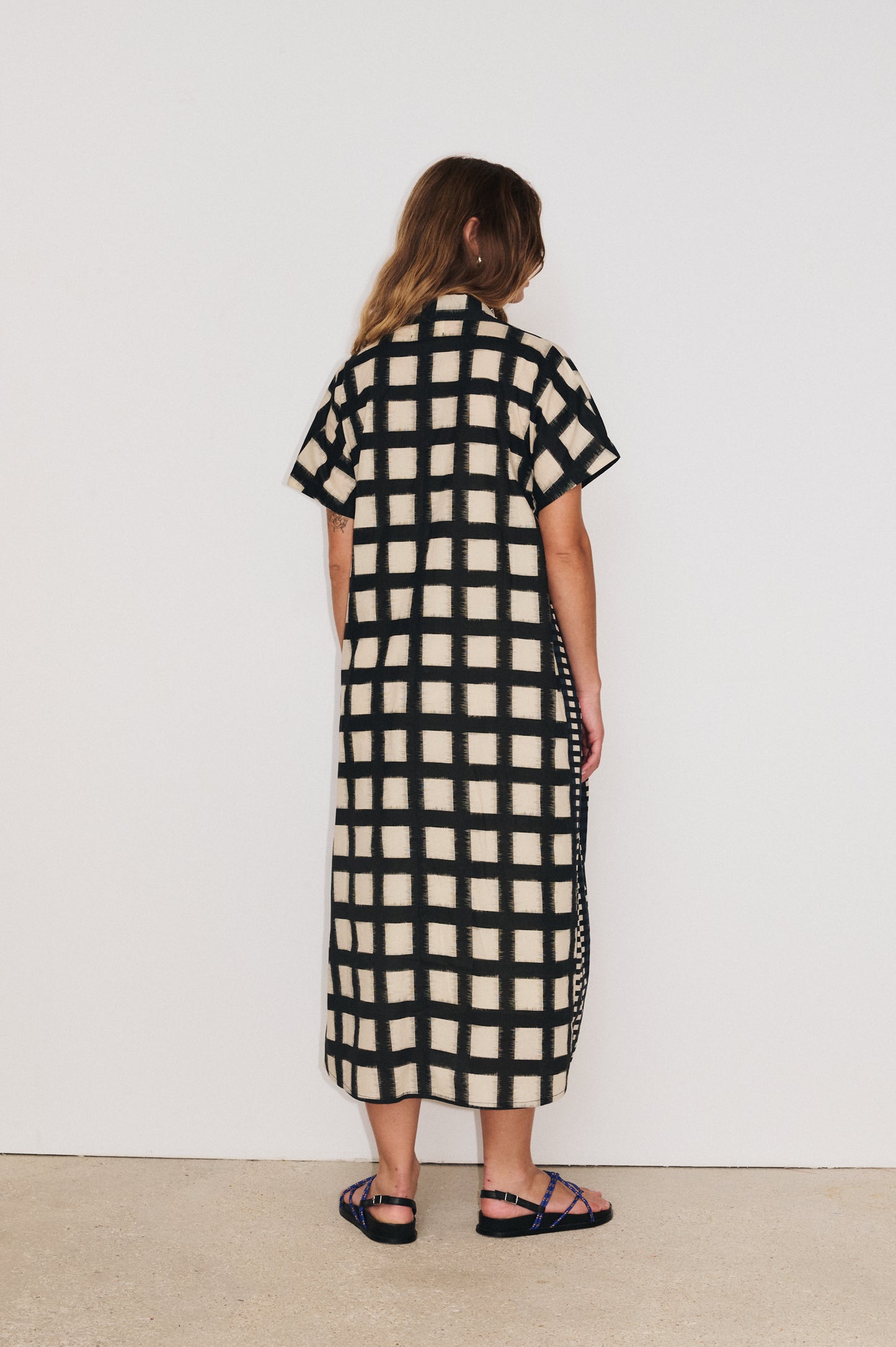 Dos robe Flora Stella Forest effet ikat 