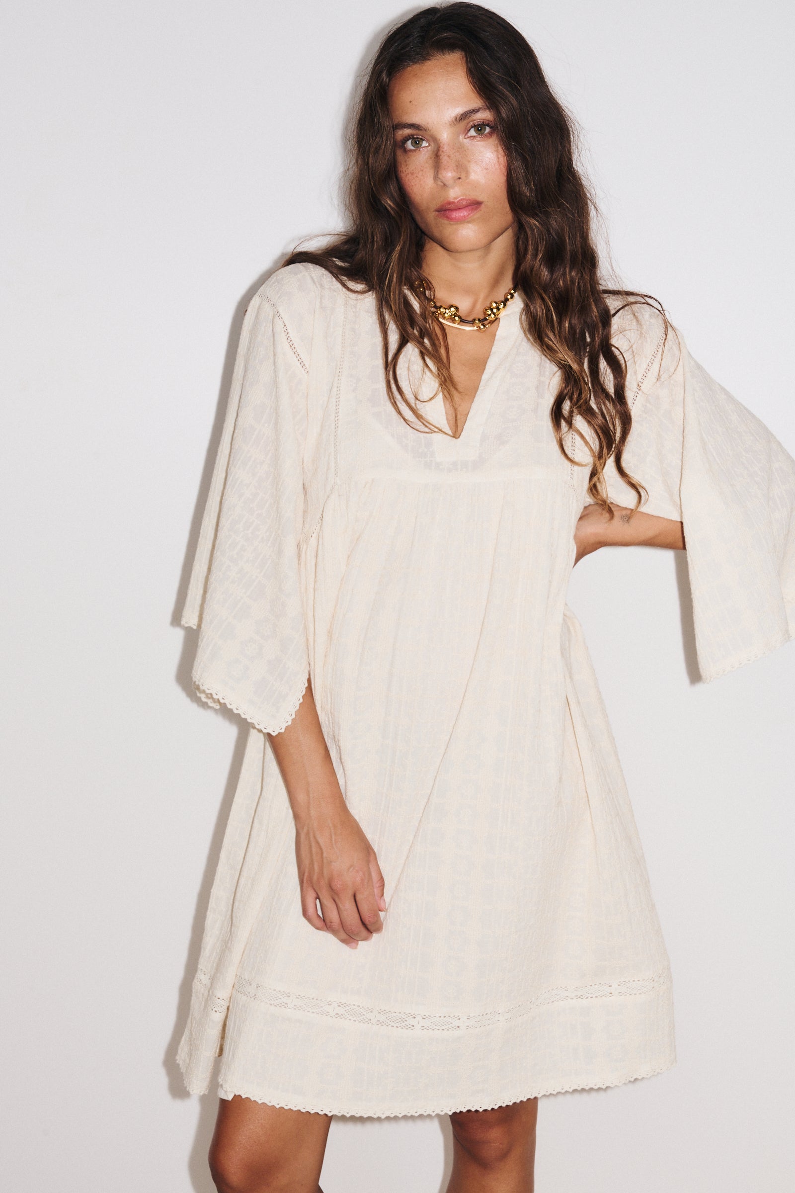 Robe Éloïse Stella Forest portée, tombé fluide et mouvement naturel